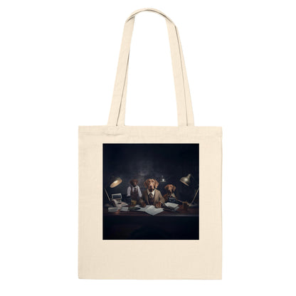 100% Cotton Classic Tote Bag with custom Vizsla design - Hobbster