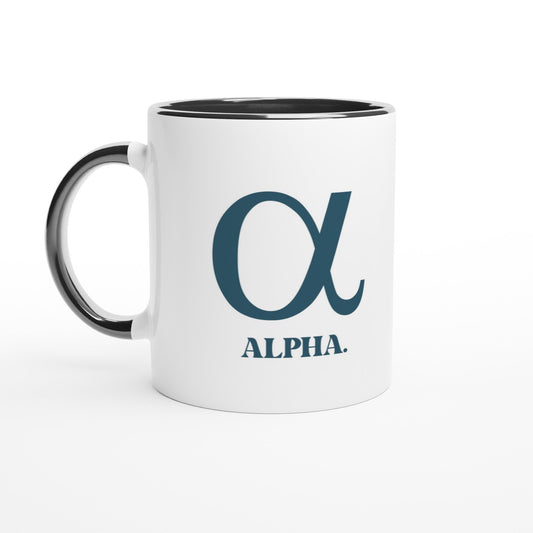 11oz Ceramic Mug with Alpha logo - Hobbster