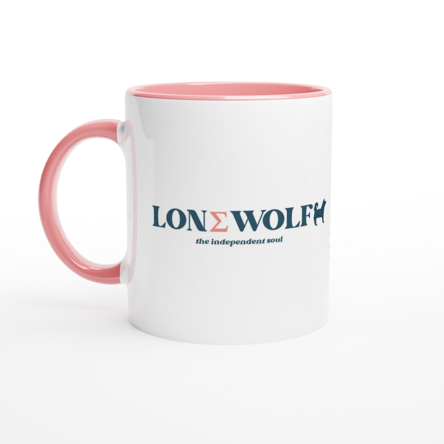 11oz Ceramic Mug with Lone Wolf slogan - Hobbster