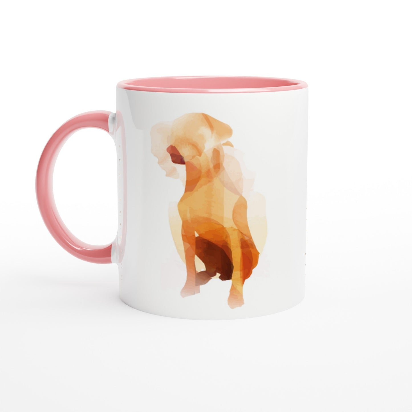 11oz Two-Tone Coffee Mug with Rhodesian Ridgeback Ridgeback watercolour print - Hobbster