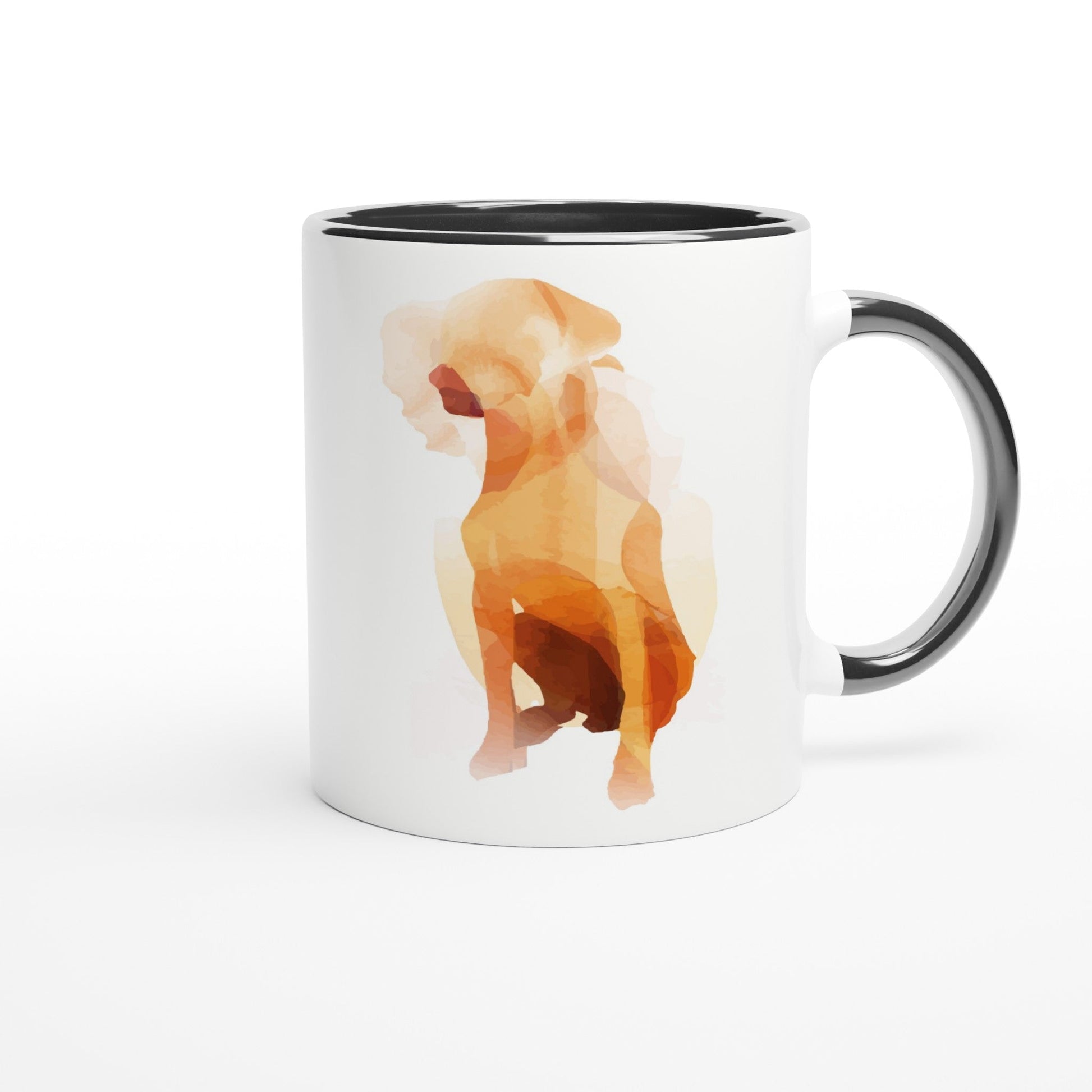 11oz Two-Tone Coffee Mug with Rhodesian Ridgeback Ridgeback watercolour print - Hobbster