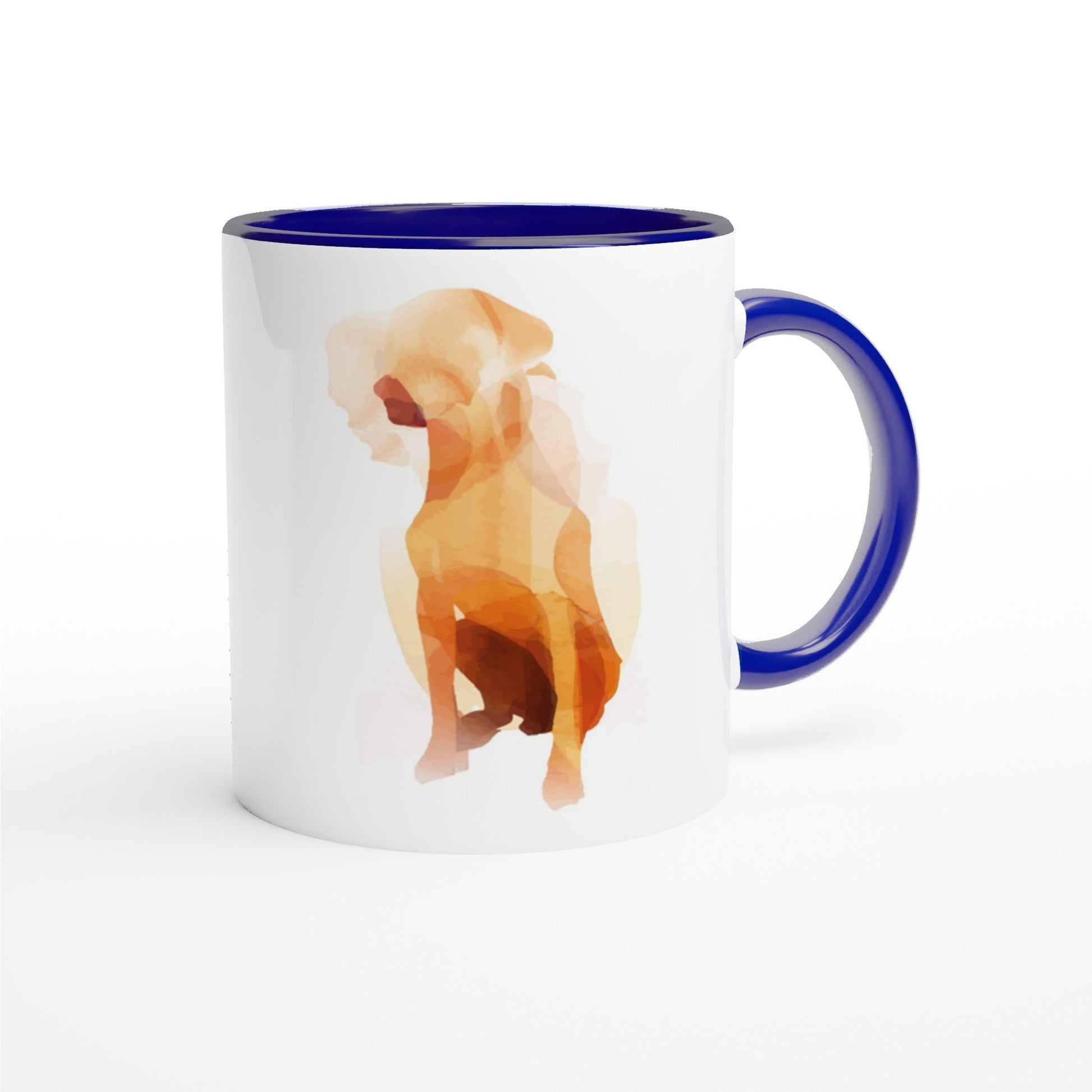 11oz Two-Tone Coffee Mug with Rhodesian Ridgeback Ridgeback watercolour print - Hobbster