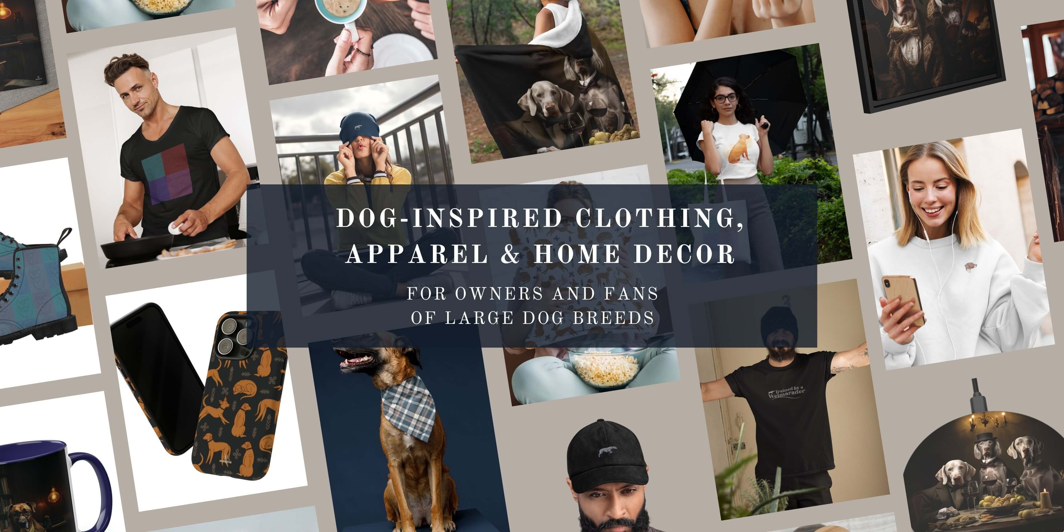 Hobbster is a ecommerce website selling dog-inspired clothing, apparel and home decor products