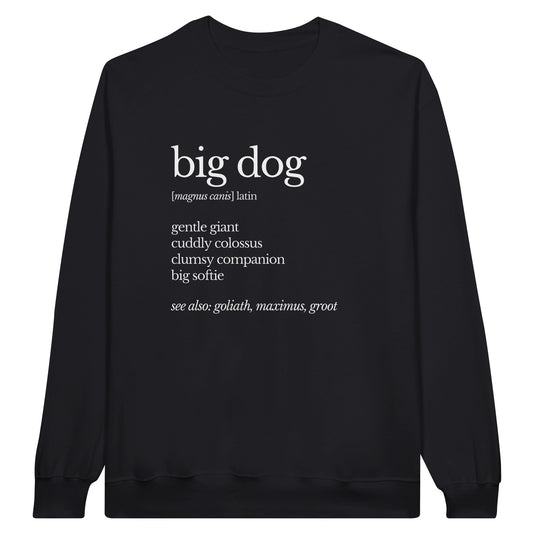 Big Dog Men's Classic Crewneck Sweatshirt - Hobbster