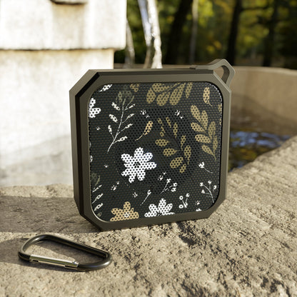 Blackwater Outdoor Bluetooth Speaker | Green Boho Design with Paw Prints - Hobbster