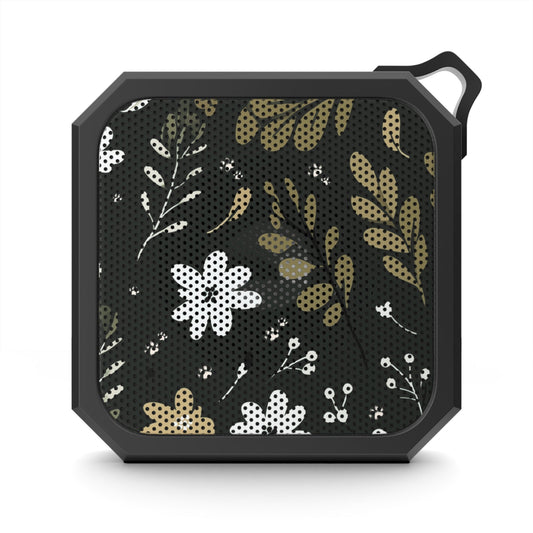 Blackwater Outdoor Bluetooth Speaker | Green Boho Design with Paw Prints - Hobbster