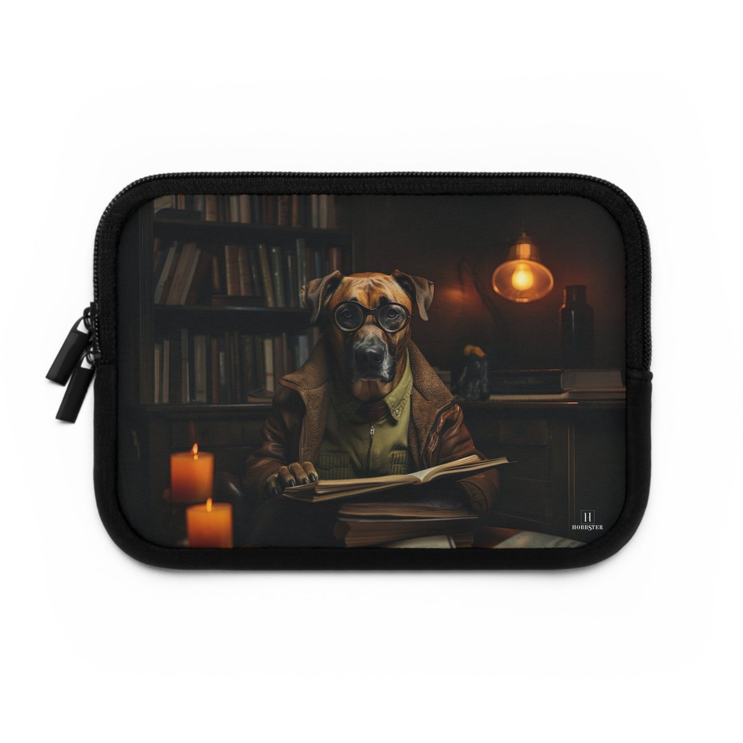 Custom designed Laptop Sleeve featuring a Rhodesian Ridgeback - Hobbster