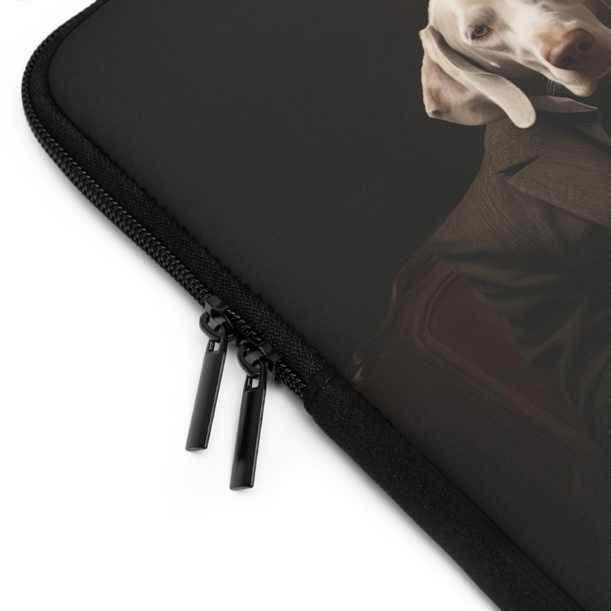 Custom designed Laptop Sleeve featuring classic Weimaraner dog design - Hobbster
