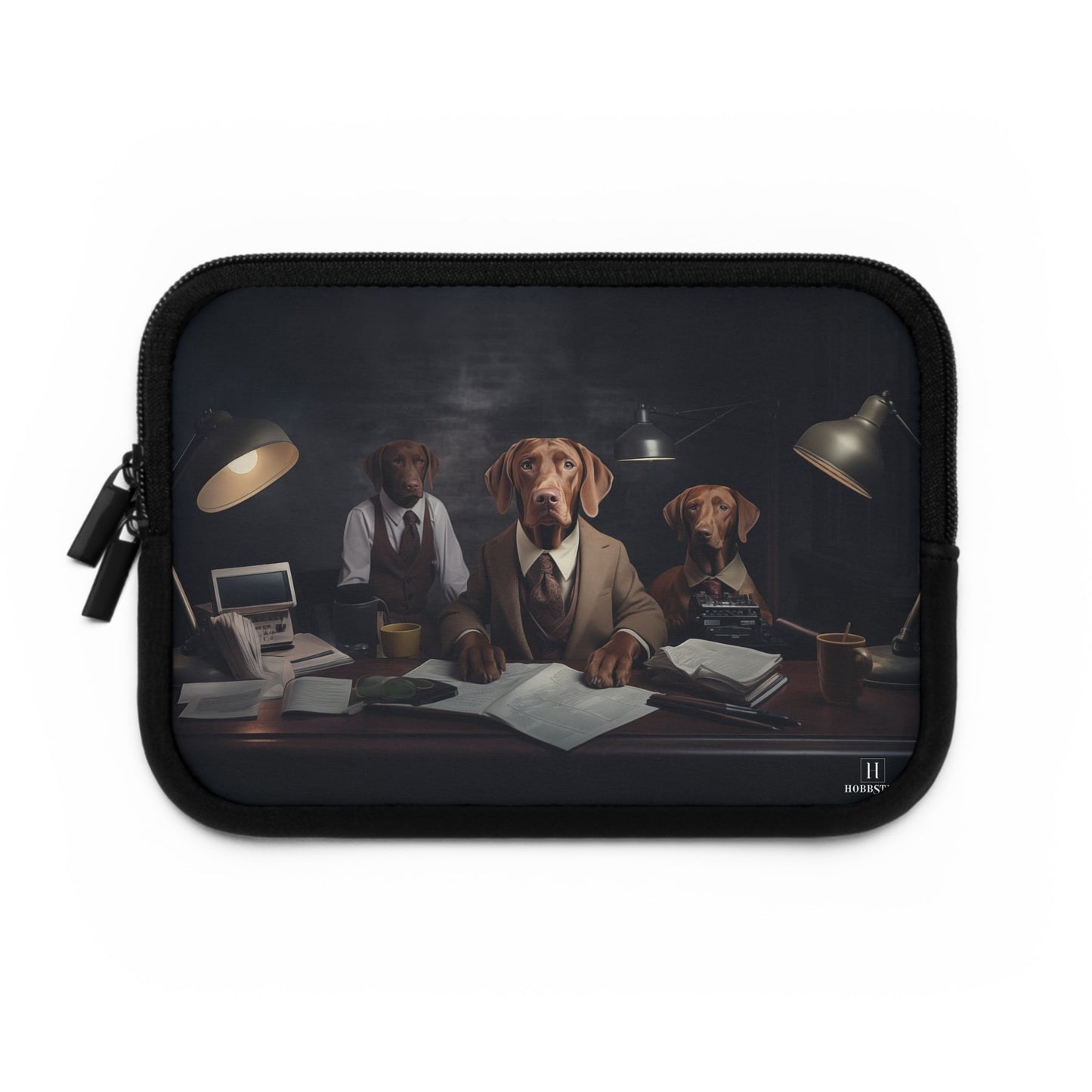 Custom designed Laptop Sleeve featuring Hungarian Vizslas - Hobbster