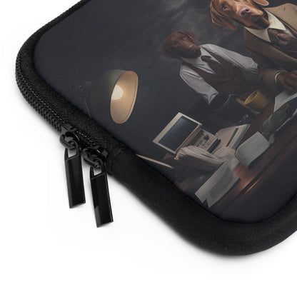 Custom designed Laptop Sleeve featuring Hungarian Vizslas - Hobbster