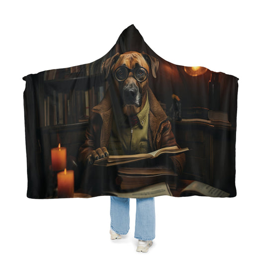 Hooded Blanket - Rhodesian Ridgeback Design - Hobbster