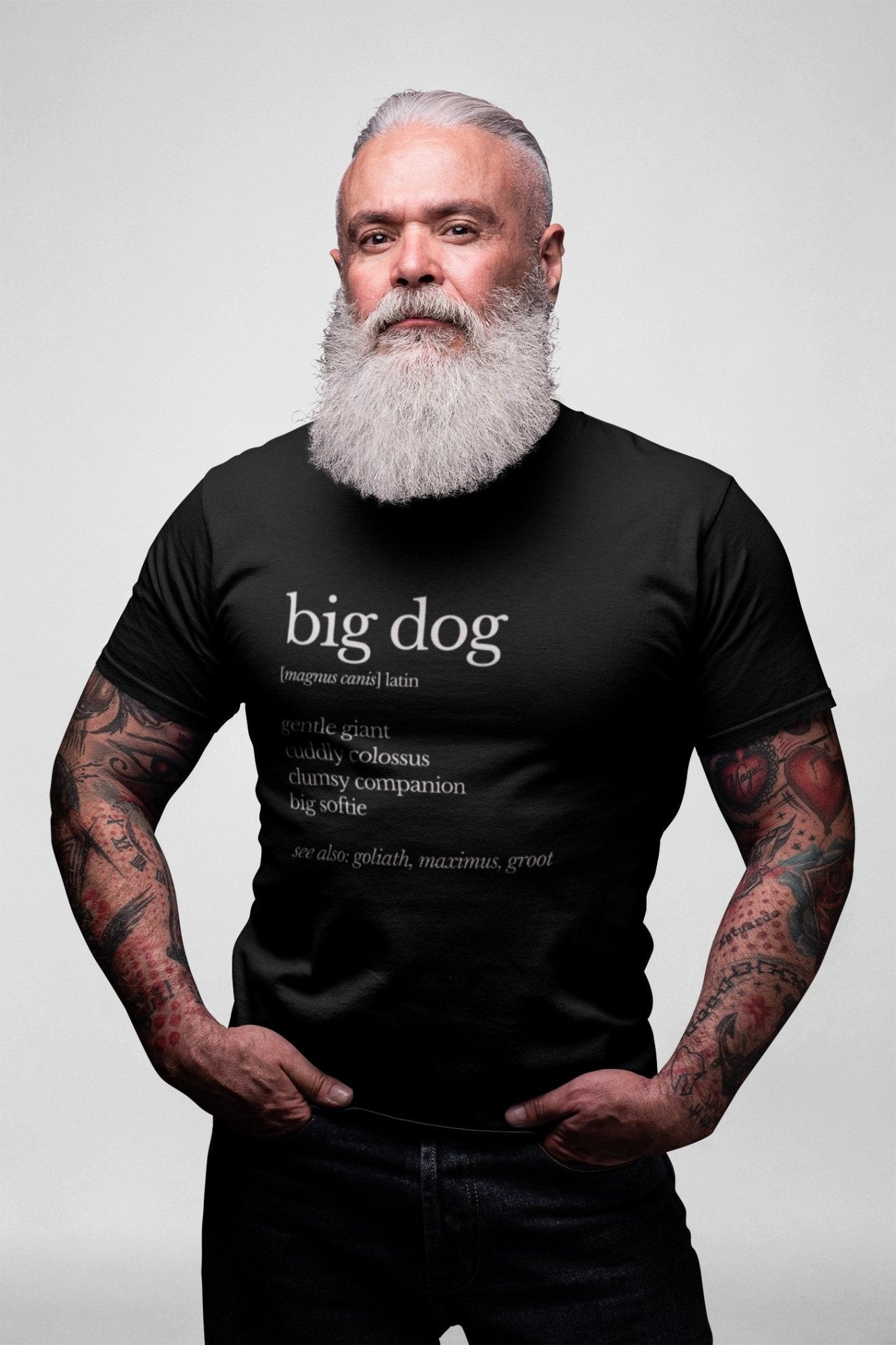 Men's Big Dog Premium Crewneck T-shirt - Hobbster