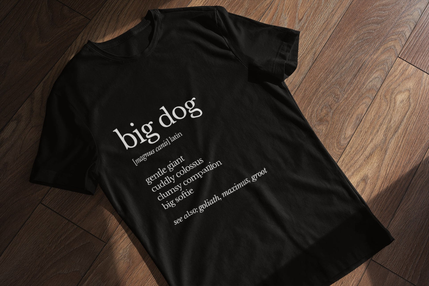 Men's Big Dog Premium Crewneck T-shirt - Hobbster