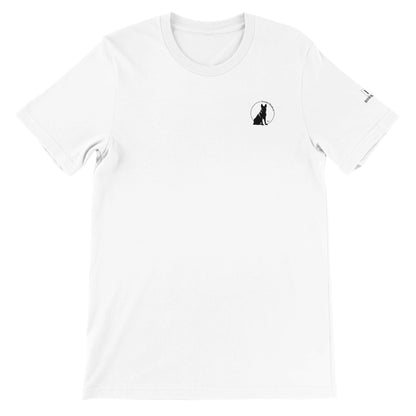 Men's Crewneck T-shirt with German Shepherd logo - Hobbster