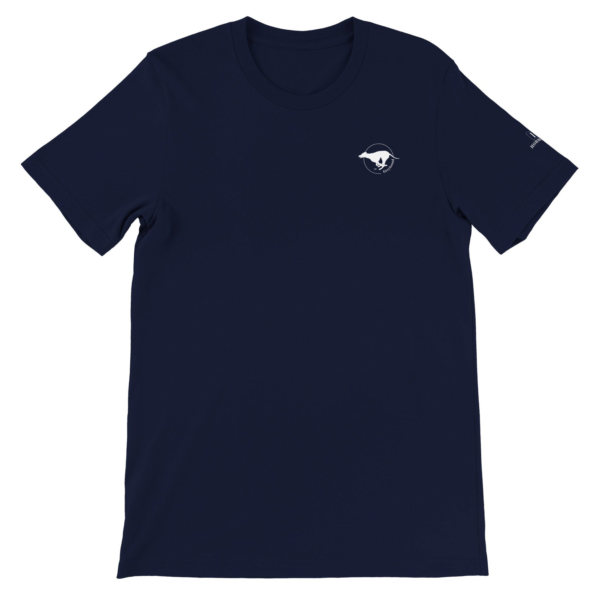 Men's Crewneck T-shirt with Greyhound logo - Hobbster