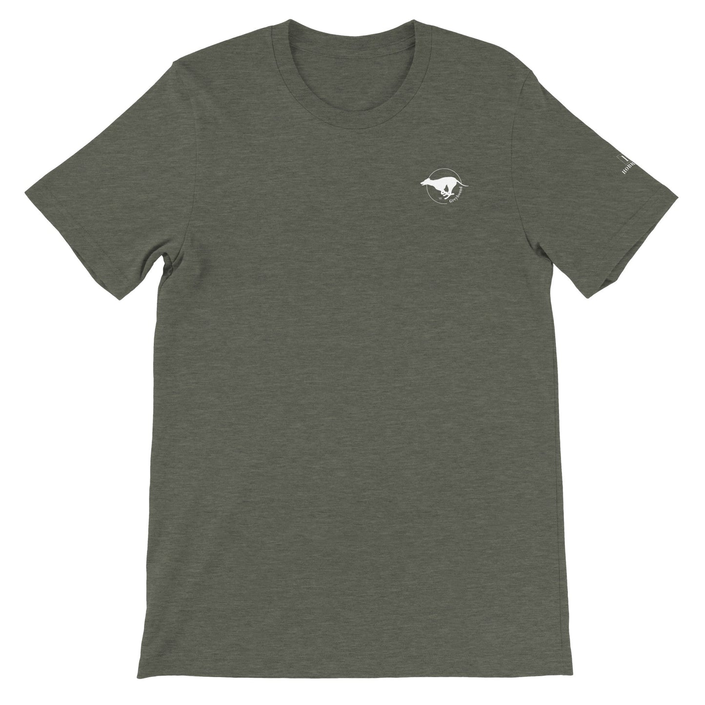 Men's Crewneck T-shirt with Greyhound logo - Hobbster