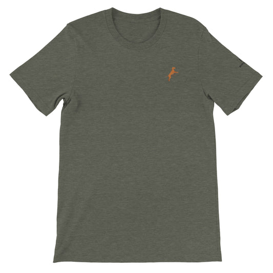 Men's Crewneck T-shirt with Vizsla logo - Hobbster