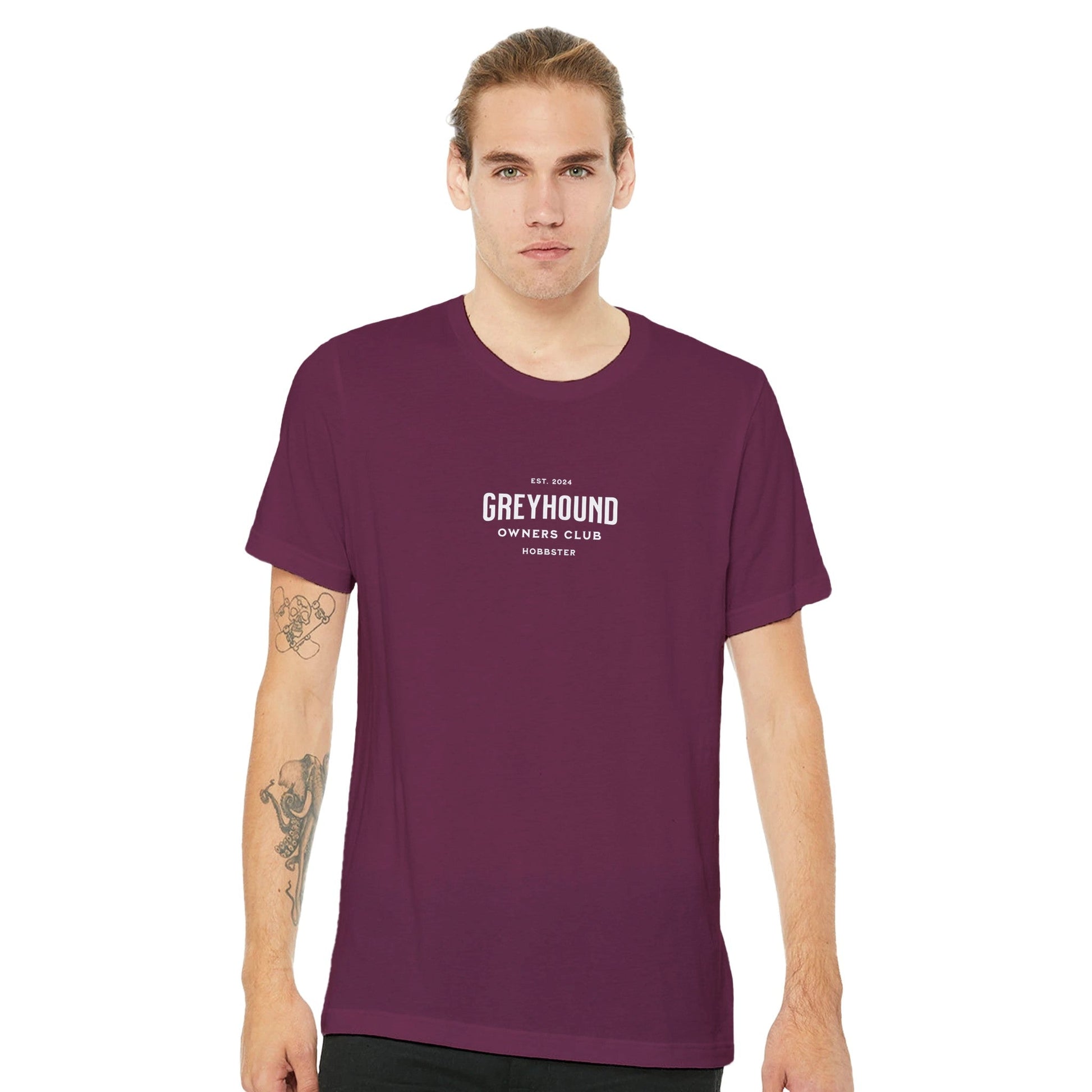 Men's Premium Greyhound Owners Club T-shirt - Hobbster