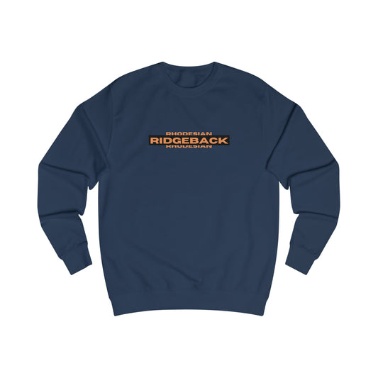 Men's Sweatshirt with Rhodesian Ridgeback slogan - Hobbster