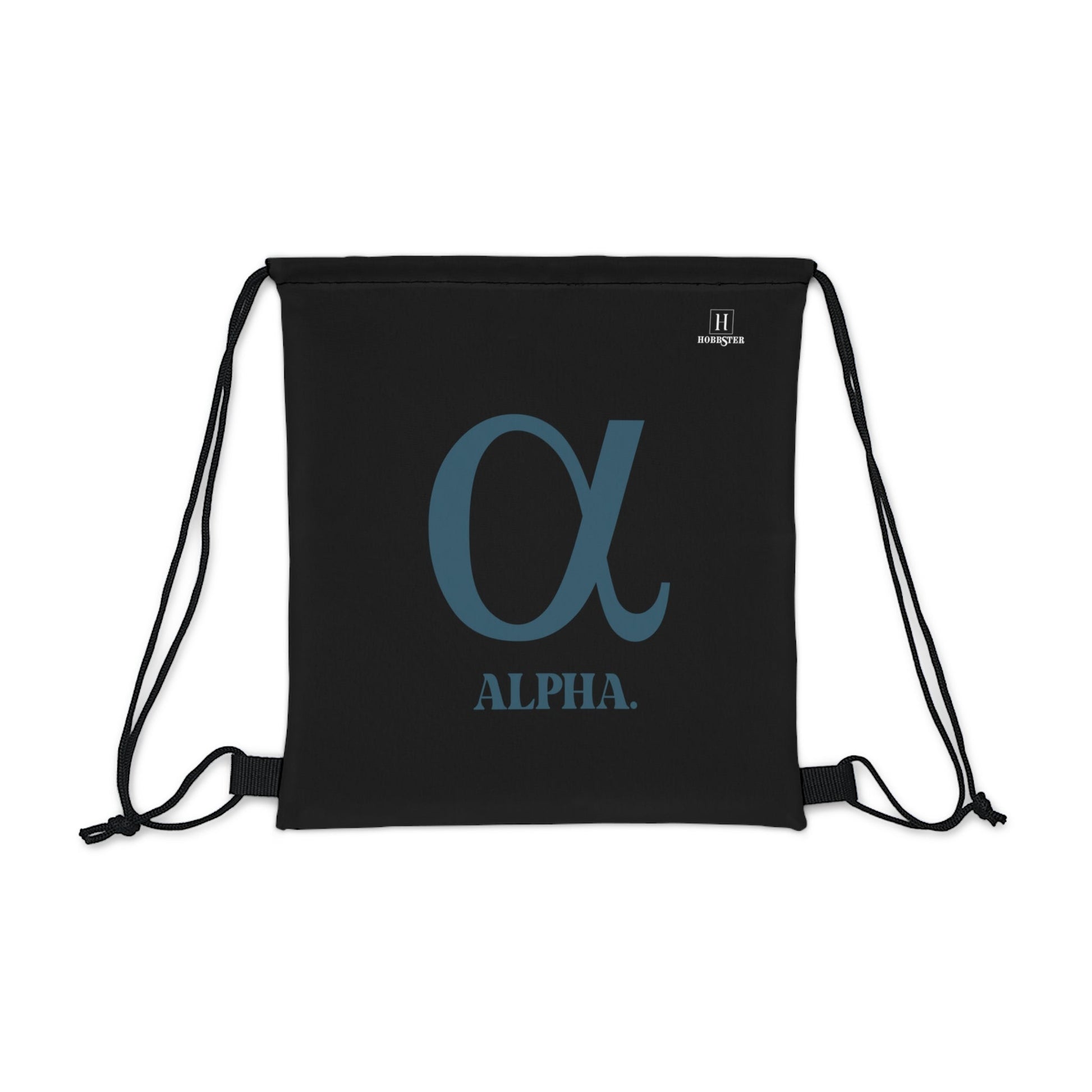 Outdoor Drawstring Bag Featuring Alpha Logo - Hobbster