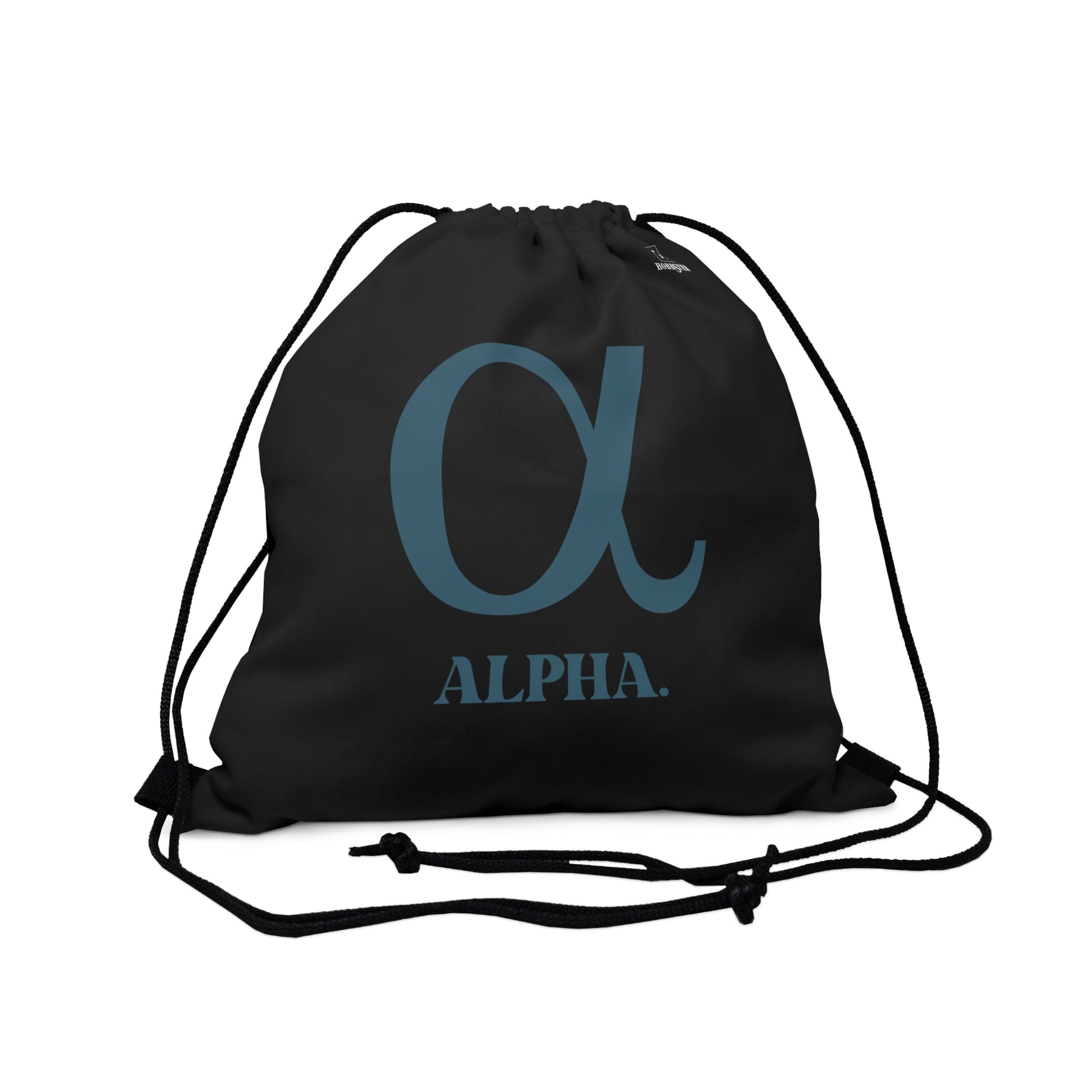 Outdoor Drawstring Bag Featuring Alpha Logo - Hobbster