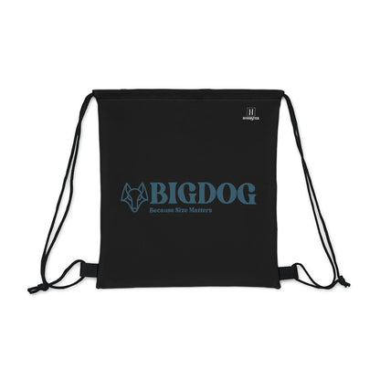 Outdoor Drawstring Bag Featuring Big Dog Slogan - Hobbster