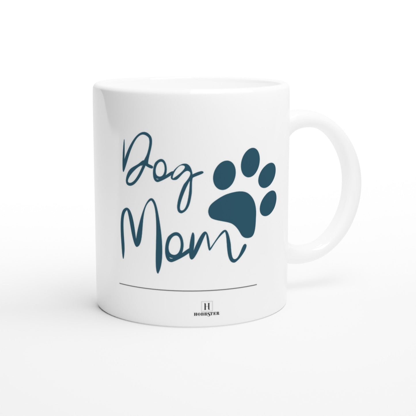 Personalised 11 0z Ceramic Mug with Picture and Dog Mum Quote - Hobbster