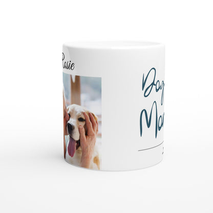 Personalised 11 0z Ceramic Mug with Picture and Dog Mum Quote - Hobbster