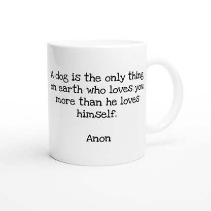 Personalised 11 0z Ceramic Mug with Picture and Quote - Hobbster