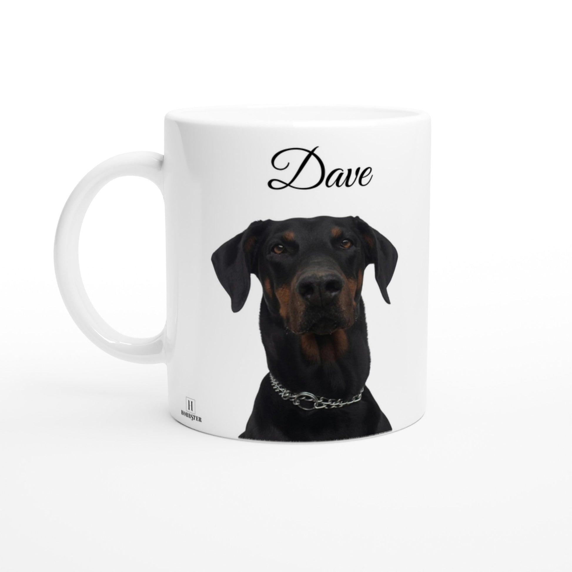 Personalised 11 0z Ceramic Mug with Picture and Quote - Hobbster