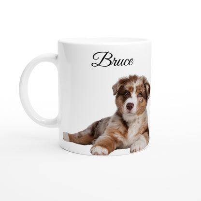 Personalised 11 0z Ceramic Mug with Your Dog Picture and Average Dog Quote - Hobbster