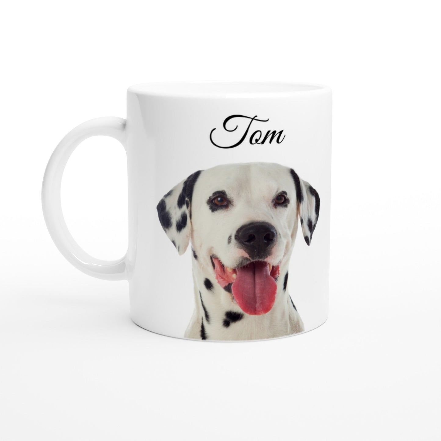 Personalised 11 0z Ceramic Mug with Your Dog Picture and de Gaulle Quote - Hobbster