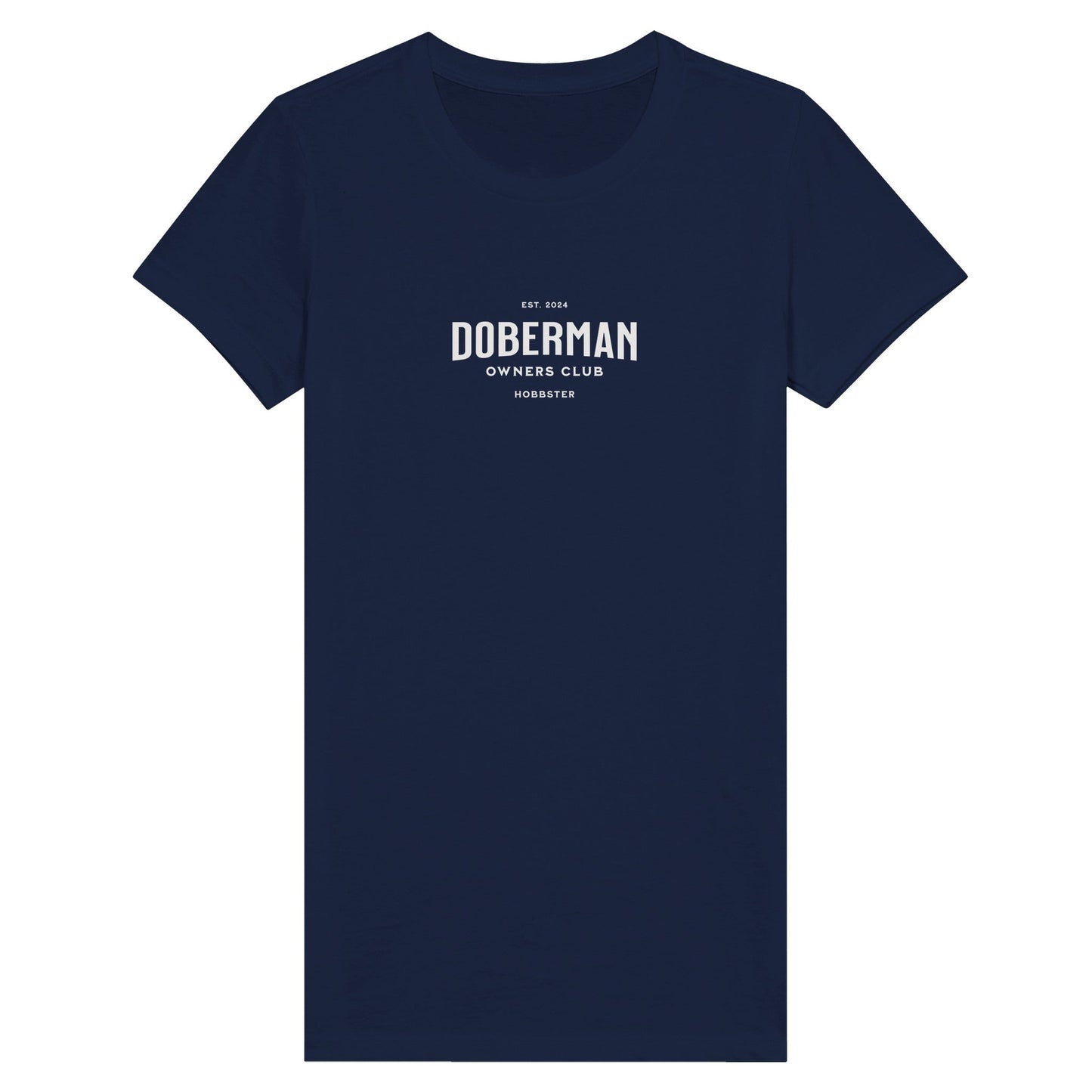 Premium Women's Doberman Owners Club Crewneck T-shirt - Hobbster