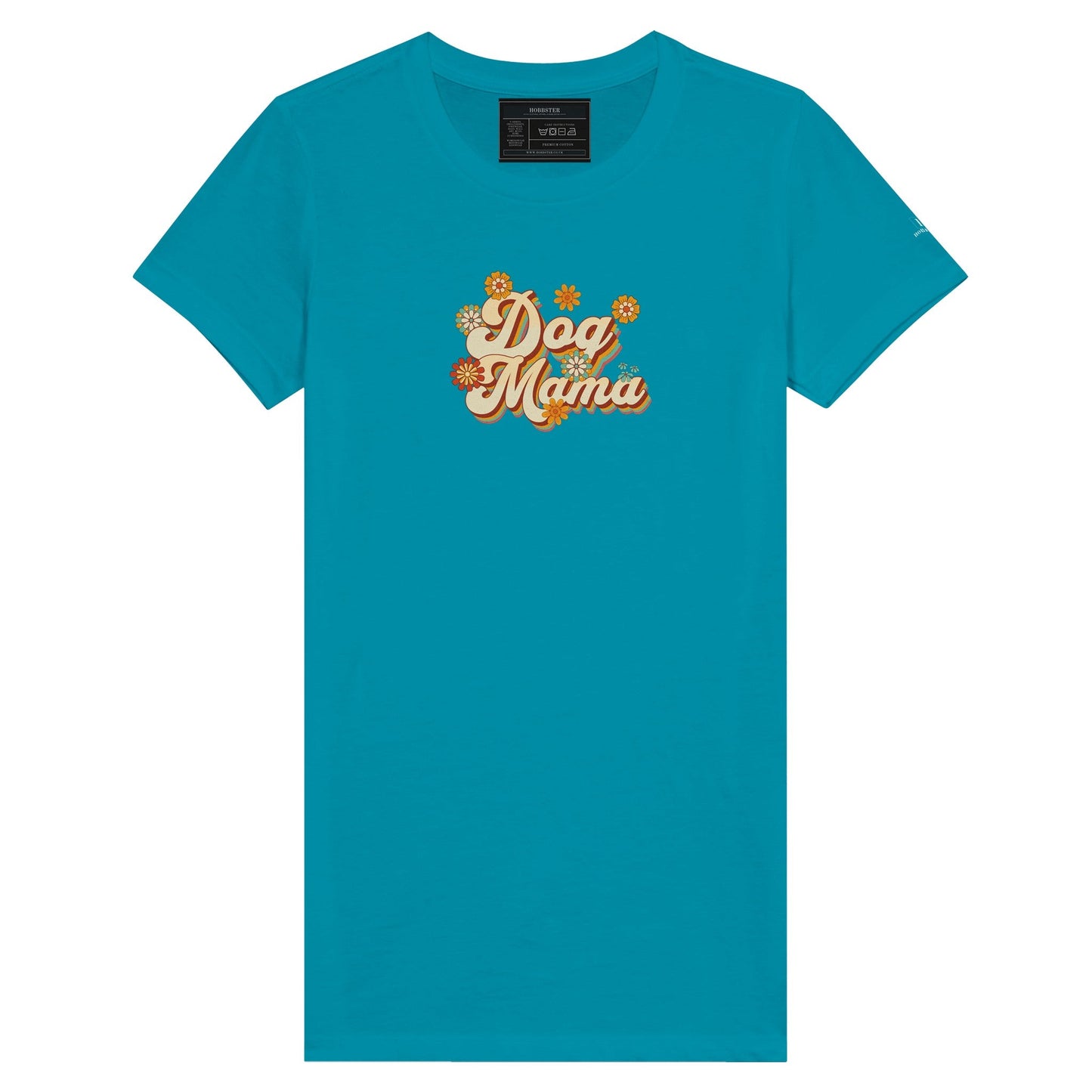 Premium Women's Dog Mama Crewneck T-shirt - Hobbster