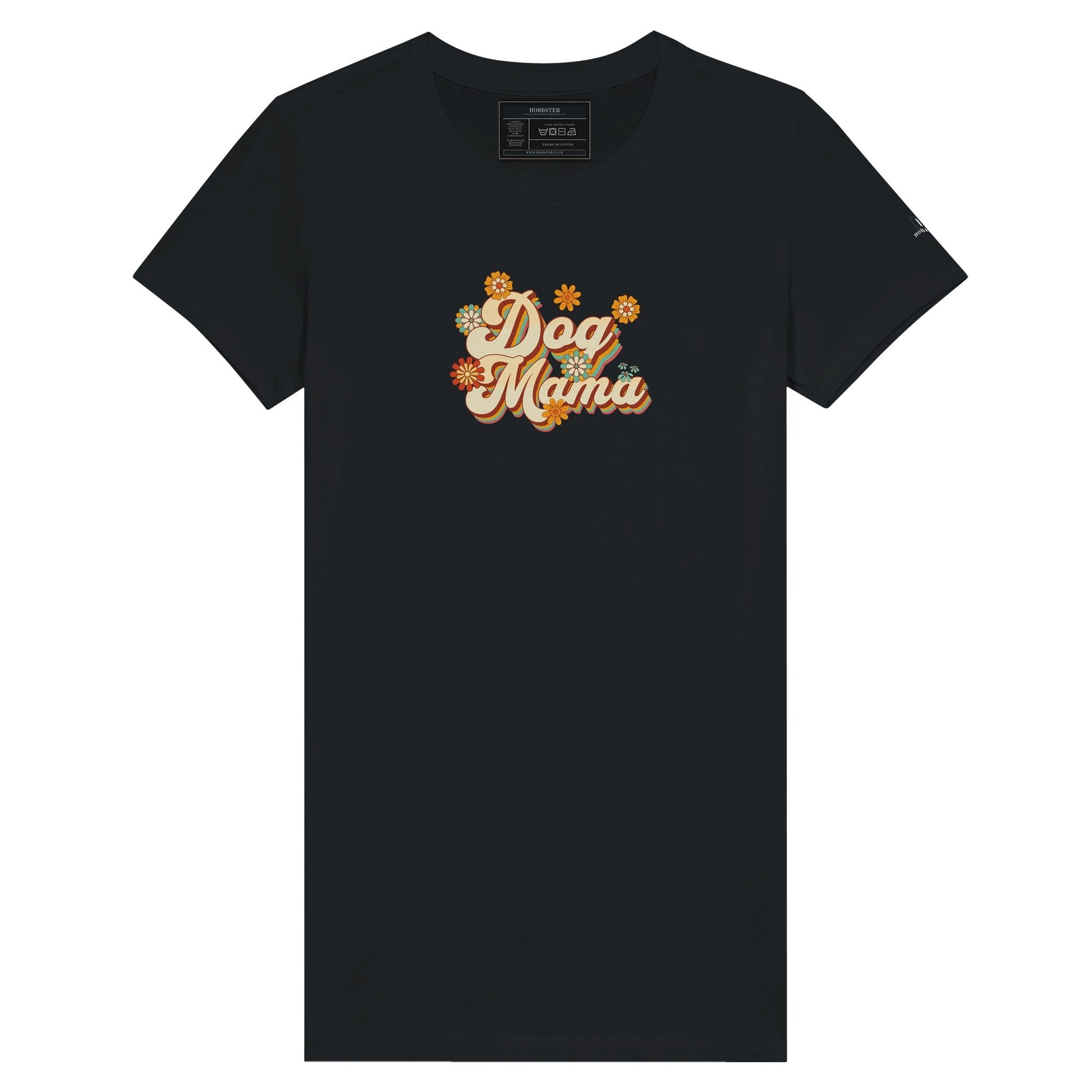 Premium Women's Dog Mama Crewneck T-shirt - Hobbster