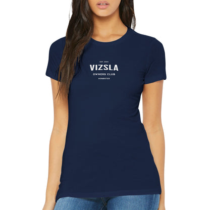 Premium Women's Vizsla Owners Club Crewneck T-shirt - Hobbster