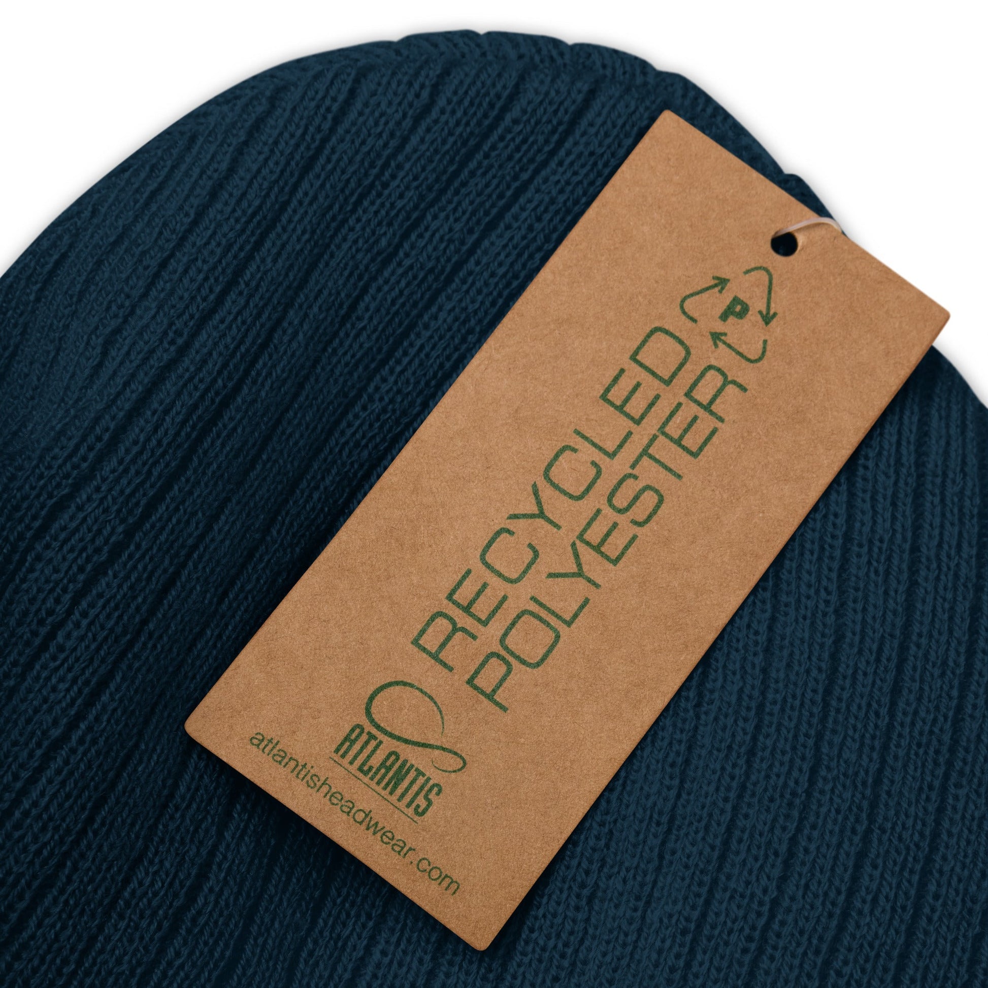 Ribbed knit beanie Featuring Embroidered Greyhound Logo - Hobbster