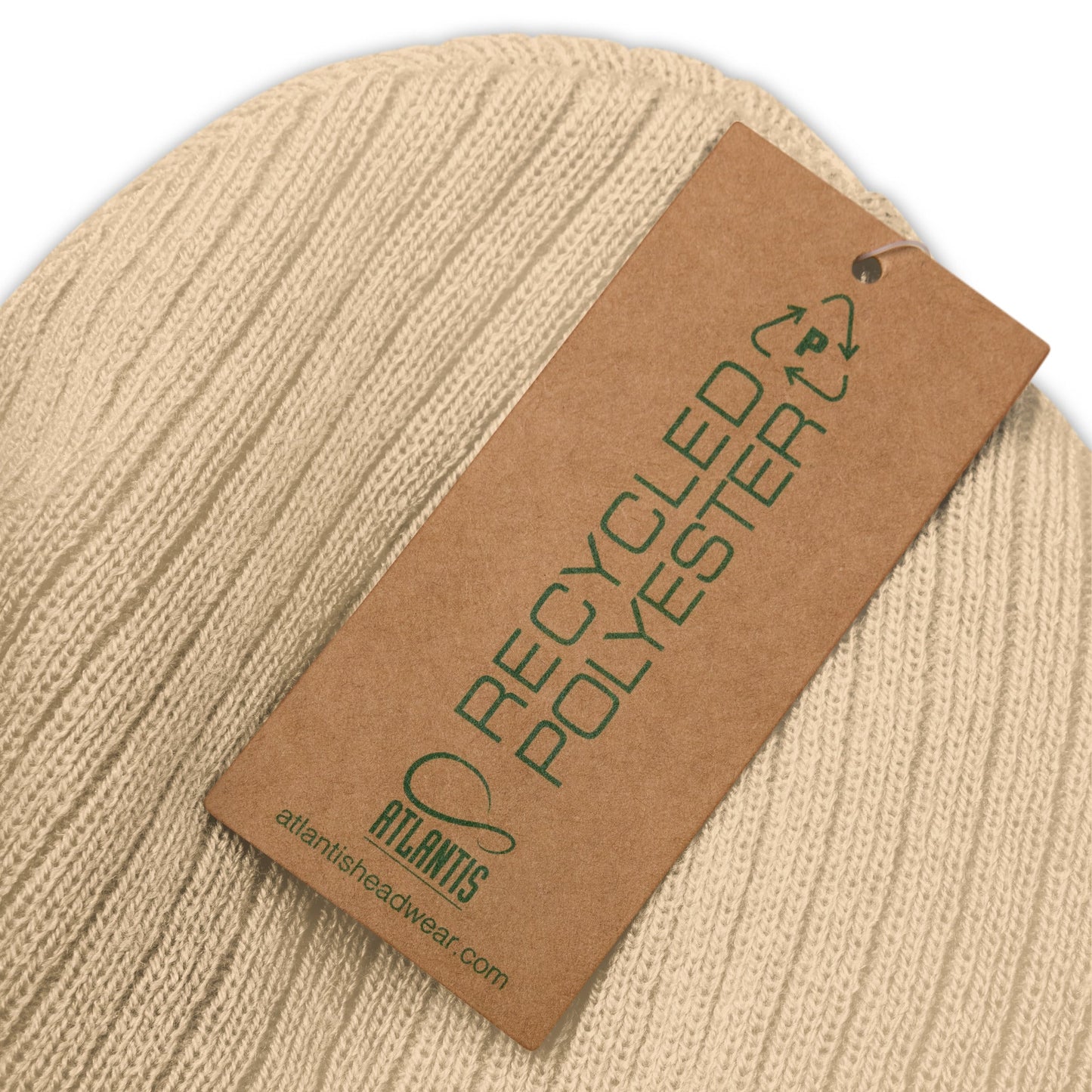 Ribbed knit beanie Featuring Embroidered Greyhound Logo - Hobbster