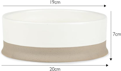 Scruffs Scandi Cream Non Tip Bowl 20cm - Hobbster
