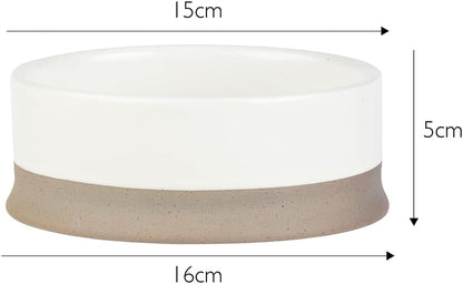 Scruffs Scandi Cream Non Tip Bowl 20cm - Hobbster