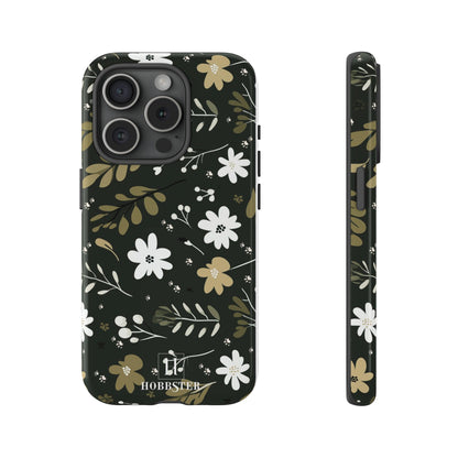 Toughened Mobile Cases featuring Boho Flower & Paw Print Design [for iPhone, Samsung and Google Pixel phones] - Hobbster