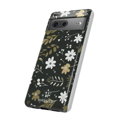 Toughened Mobile Cases featuring Boho Flower & Paw Print Design [for iPhone, Samsung and Google Pixel phones] - Hobbster