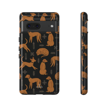 Toughened Mobile Phone Case featuring Multiple Rhodesian Ridgebacks [for iPhone, Samsung and Google Pixel phones] - Hobbster