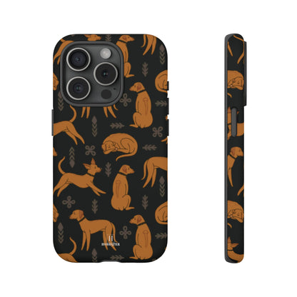 Toughened Mobile Phone Case featuring Multiple Rhodesian Ridgebacks [for iPhone, Samsung and Google Pixel phones] - Hobbster