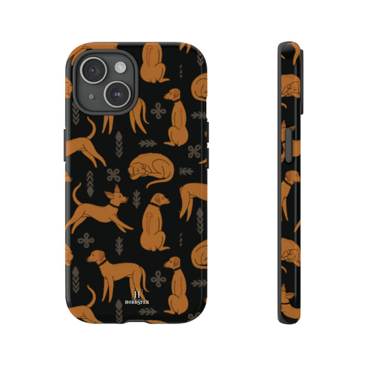 Toughened Mobile Phone Case featuring Multiple Rhodesian Ridgebacks [for iPhone, Samsung and Google Pixel phones] - Hobbster