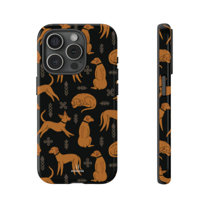 Toughened Mobile Phone Case featuring Multiple Rhodesian Ridgebacks [for iPhone, Samsung and Google Pixel phones] - Hobbster