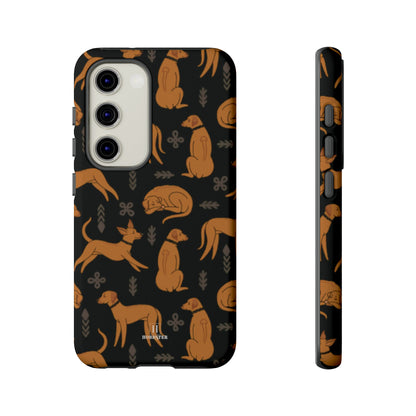 Toughened Mobile Phone Case featuring Multiple Rhodesian Ridgebacks [for iPhone, Samsung and Google Pixel phones] - Hobbster