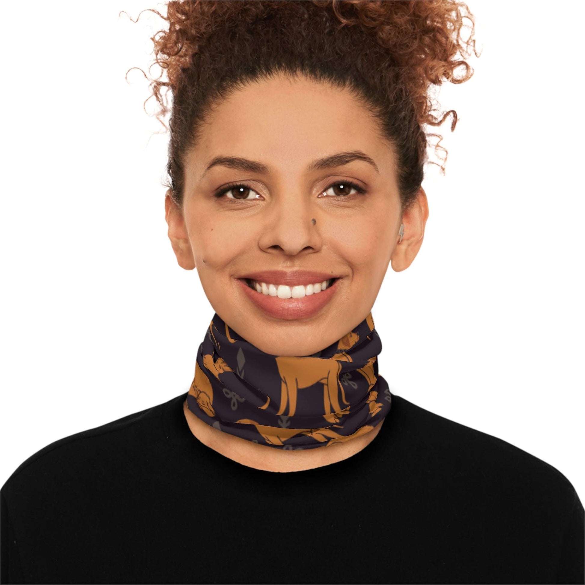 Winter Neck Gaiter With Drawstring - Hobbster