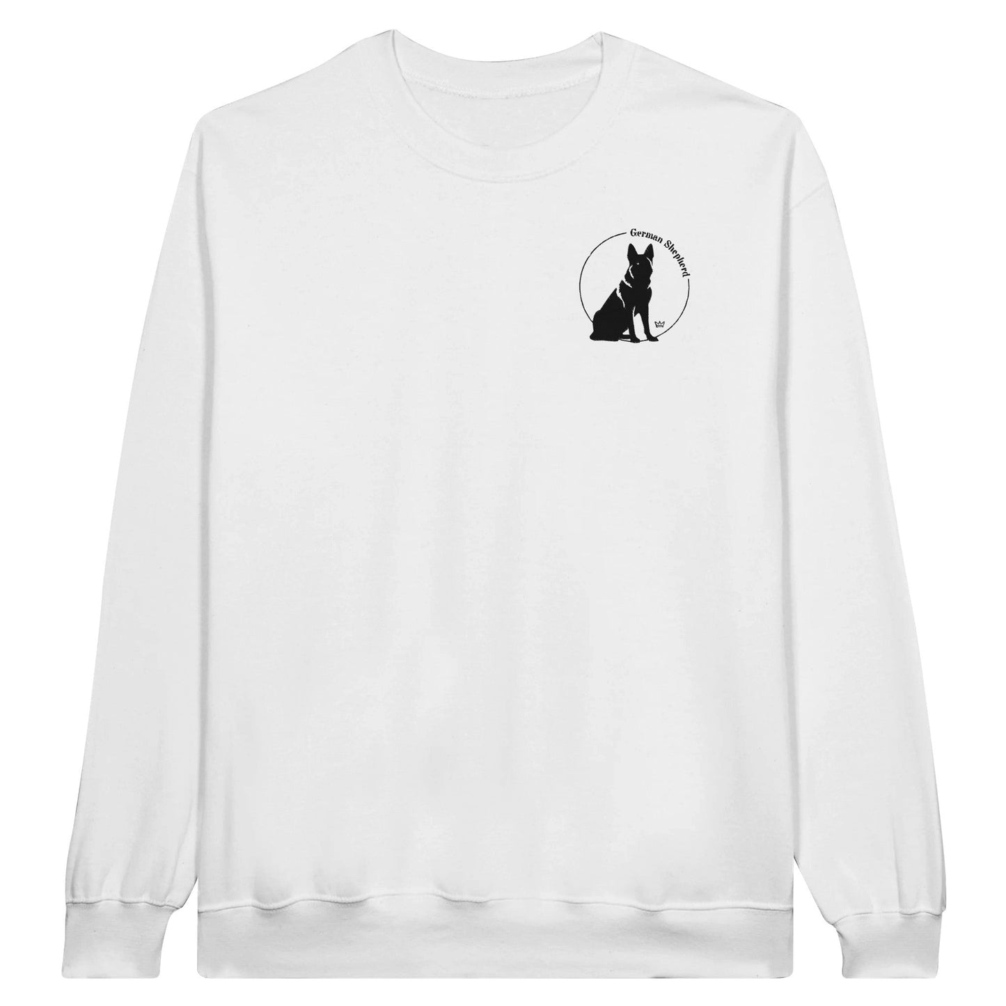 Women's Classic Crewneck Sweatshirt with embroidered German Shepherd logo - Hobbster