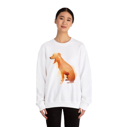 Women's Heavy Blend™ Crewneck Sweatshirt with custom Rhodesian Ridgeback tile effect design - Hobbster